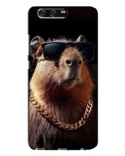Чохол для Huawei P10 Plus (VKY) з картинкою «Капібара золотий ланцюг»