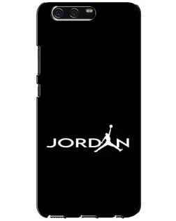 Чохол для Huawei P10 (VTR) з картинкою «Jordan White Logo»