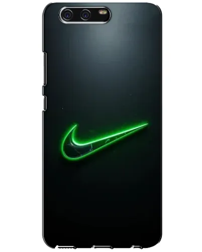 Чехол для Huawei P10 (VTR) с картинкой «Неоновый контур Nike»