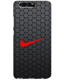 Чохол для Huawei P10 (VTR) з картинкою «Nike — карбонова сітка»