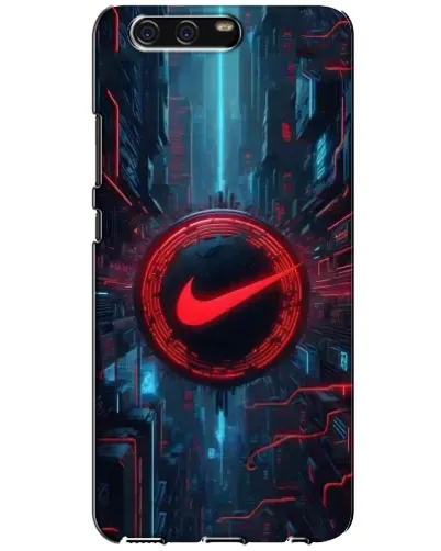 Чехол для Huawei P10 (VTR) с картинкой «Техногенный стиль Nike»