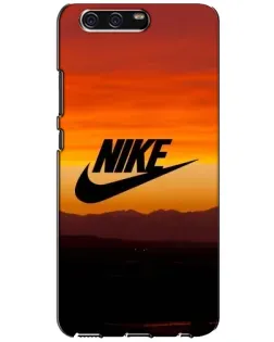 Чехол для Huawei P10 (VTR) с картинкой «Nike — вечерний горизонт»
