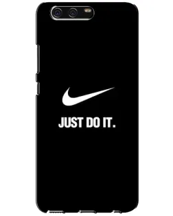 Чехол для Huawei P10 (VTR) с картинкой «Классический принт Nike»