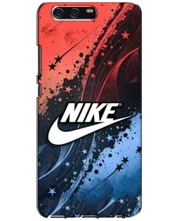 Чехол для Huawei P10 (VTR) с картинкой «Градиентный принт Найк»