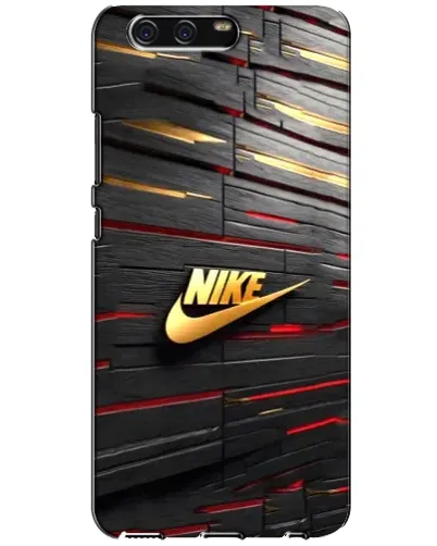 Чехол для Huawei P10 (VTR) с картинкой «Золотой Nike на металле»
