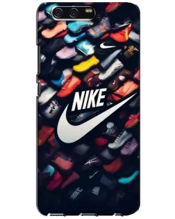 Чехол для Huawei P10 (VTR) с картинкой «Коллекция кроссовок Nike»