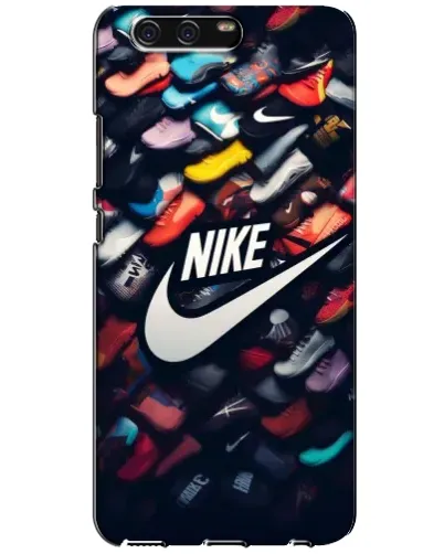 Чехол для Huawei P10 (VTR) с картинкой «Коллекция кроссовок Nike»