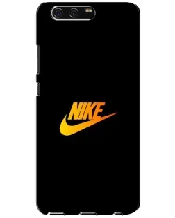 Чехол для Huawei P10 (VTR) с картинкой «Золотой логотип Nike»