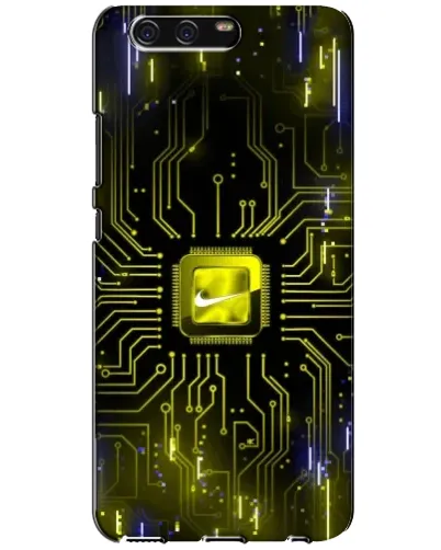 Чехол для Huawei P10 (VTR) с картинкой «Nike — золотая искра»