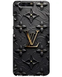 Чехол для Huawei P10 (VTR) с картинкой «Кожаная текстура LV»