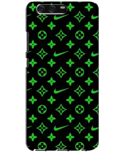 Чехол для Huawei P10 (VTR) с картинкой «Неоновый принт LV»