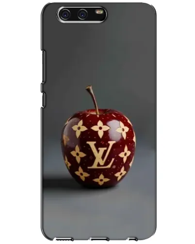 Чехол для Huawei P10 (VTR) с картинкой «Красное яблоко LV»