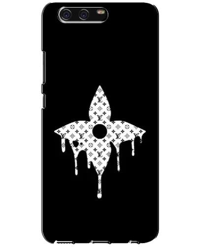 Чехол для Huawei P10 (VTR) с картинкой «Цветочная монограмма»
