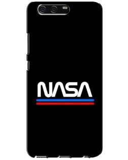 Чохол для Huawei P10 (VTR) з картинкою «NASA — класика Red Blue»