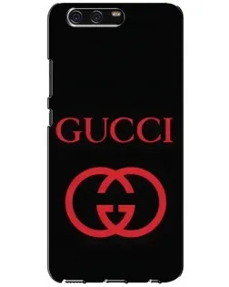 Чехол для Huawei P10 (VTR) с картинкой «Gucci — красный логотип»