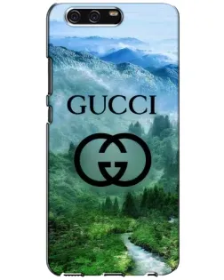 Чехол для Huawei P10 (VTR) с картинкой «Gucci — горный пейзаж»