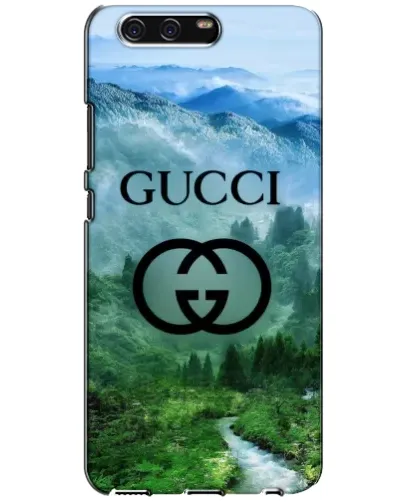 Чехол для Huawei P10 (VTR) с картинкой «Gucci — горный пейзаж»