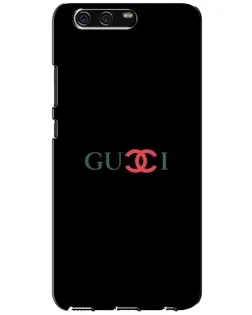 Чехол для Huawei P10 (VTR) с картинкой «Gucci — красный градиент»