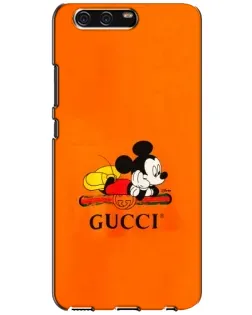 Чохол для Huawei P10 (VTR) з картинкою «Міккі Маус Gucci — помаранч»