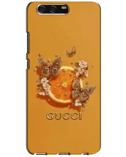 Чохол для Huawei P10 (VTR) з картинкою «Gucci — золоті метелики»