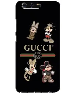 Чохол для Huawei P10 (VTR) з картинкою «Gucci — герої Disney та монограма»