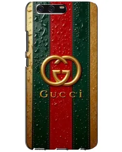 Чохол для Huawei P10 (VTR) з картинкою «Gucci — фірмова смуга та золото»