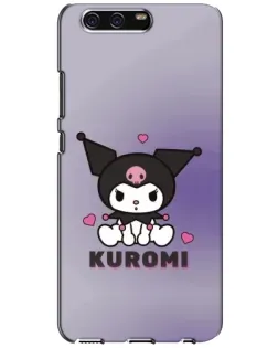 Чехол для Huawei P10 (VTR) с картинкой «Kuromi — фиолетовый арт»