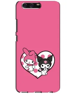 Чехол для Huawei P10 (VTR) с картинкой «Kuromi и My Melody»