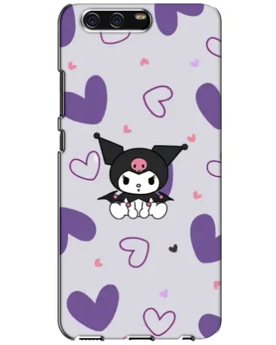 Чехол для Huawei P10 (VTR) с картинкой «Kuromi и лавандовые сердца» Чехол для Huawei P10 (VTR) с картинкой «Kuromi и лавандовые сердца»