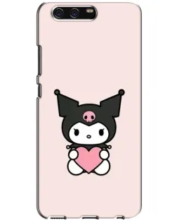 Чехол для Huawei P10 (VTR) с картинкой «Kuromi и сердце»