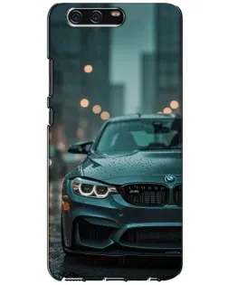 Чехол для Huawei P10 (VTR) с картинкой «BMW в огнях города»