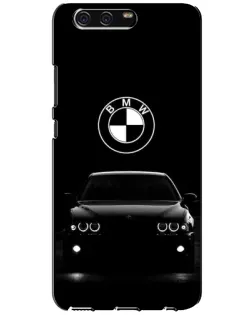 Чехол для Huawei P10 (VTR) с картинкой «BMW — взгляд из темноты»