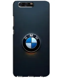 Чехол для Huawei P10 (VTR) с картинкой «Логотип BMW — минимализм»