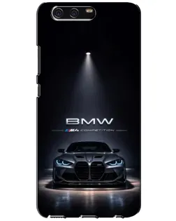 Чехол для Huawei P10 (VTR) с картинкой «BMW сквозь ночной город» Чехол для Huawei P10 (VTR) с картинкой «BMW сквозь ночной город»