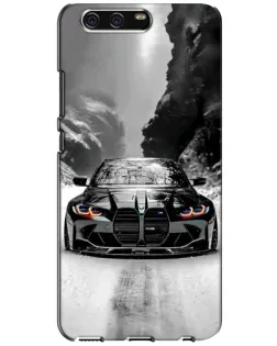 Чехол для Huawei P10 (VTR) с картинкой «BMW — акварельный дрифт» Чехол для Huawei P10 (VTR) с картинкой «BMW — акварельный дрифт»