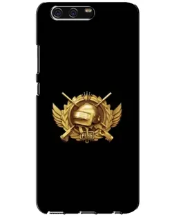 Чехол для Huawei P10 (VTR) с картинкой «PUBG — оранжевый градиент»