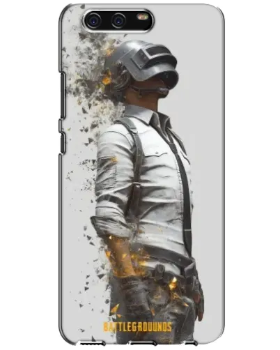 Чехол для Huawei P10 (VTR) с картинкой «PUBG — боец в пыли»