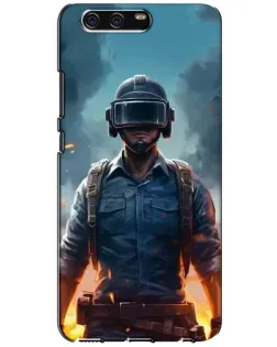 Чехол для Huawei P10 (VTR) с картинкой «PUBG — реалистичный герой»