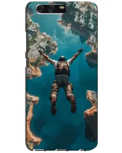 Чехол для Huawei P10 (VTR) с картинкой «PUBG — свободное падение»