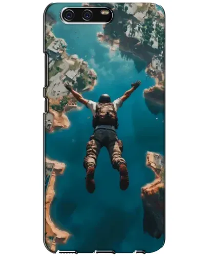 Чехол для Huawei P10 (VTR) с картинкой «PUBG — свободное падение»