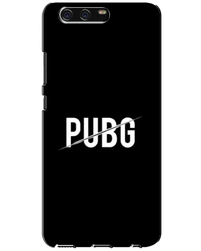 Чехол для Huawei P10 (VTR) с картинкой «PUBG — белый логотип»