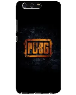 Чехол для Huawei P10 (VTR) с картинкой «PUBG — золотой логотип»