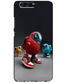 Чехол для Huawei P10 (VTR) с картинкой «Among Us — 3D стиль»