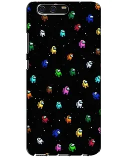 Чехол для Huawei P10 (VTR) с картинкой «Экипаж Among Us»