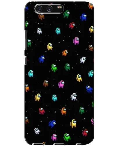 Чехол для Huawei P10 (VTR) с картинкой «Экипаж Among Us»