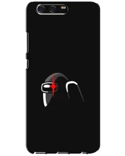 Чехол для Huawei P10 (VTR) с картинкой «Among Us шлем»