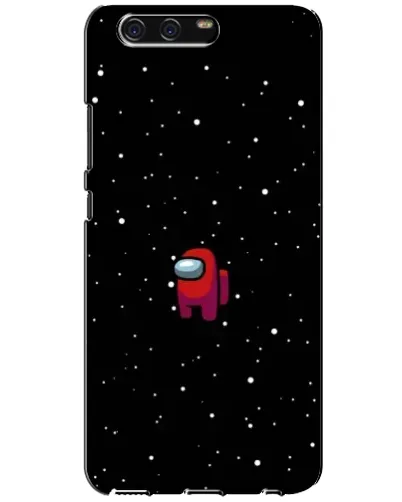 Чехол для Huawei P10 (VTR) с картинкой «Красный Among Us»