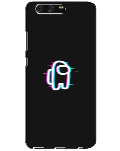 Чехол для Huawei P10 (VTR) с картинкой «Among Us неон»