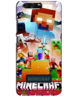 Чехол для Huawei P10 (VTR) с картинкой «Minecraft герои игры»