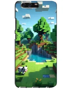Чехол для Huawei P10 (VTR) с картинкой «Minecraft летний день»